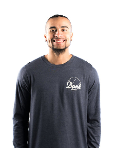 Hoya Drips Long Sleeve T-Shirt - Heather Slate