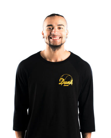 Super Villains Raglan T-Shirt - Black