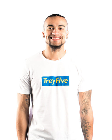 Trey Five Supreme T-shirt - White Trey Five Supreme T-shirt - White