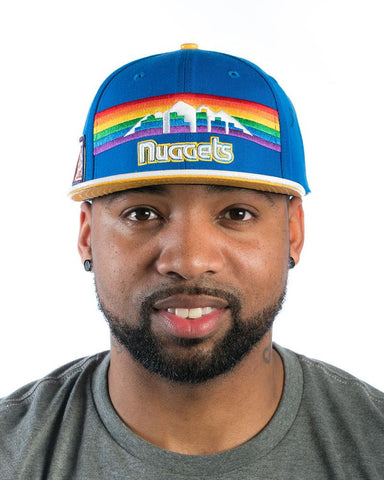 Nuggets Hardwood Classics Logo Strapback Hat