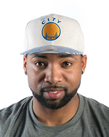 Golden State Warriors "City" - Oatmeal Heather Snapback