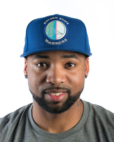 New Era Warriors Logo Fitted Hat Team Iridescent 59FIFTY