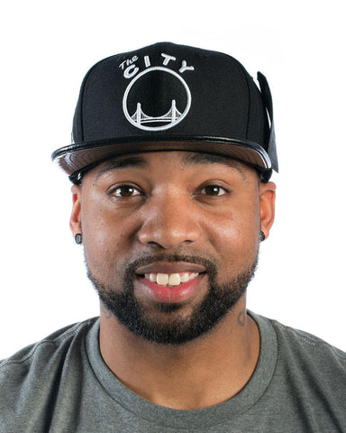"The City" Stephen Curry Signature Warriors Strapback - Black