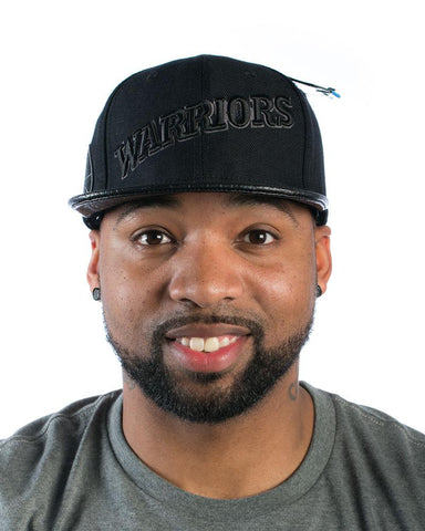 Warriors Vintage Letters Strapback Hat