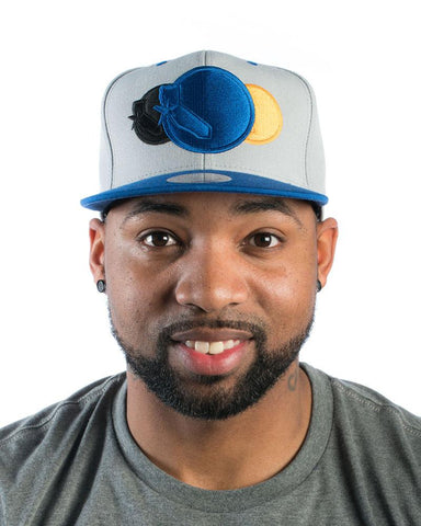 State Logo - Triple Color Stack Snapback