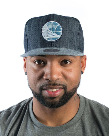 Golden State Warriors - Blue Linen Snapback