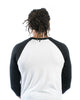 Super Death Finisher Raglan T-shirt - White & Black Super Death Finisher Raglan T-shirt - White & Black