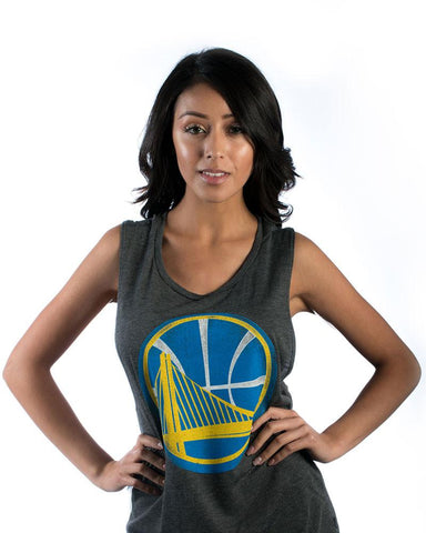 Golden State Warriors Tank - Dark Gray Heather