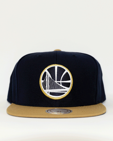 Golden State Warriors - Navy and Gold Snapback