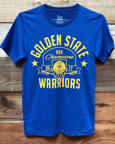 Warriors 2017 Champions Backboard - Royal Blue