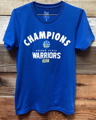 Golden State Warriors 2017 Champions T-Shirt - Royal Blue