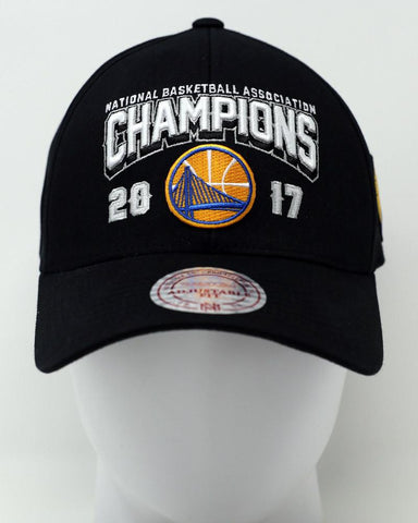 Golden State Warriors 2017 Championship Dad Hat - Black