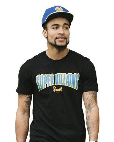Super Villains T-shirt - Black