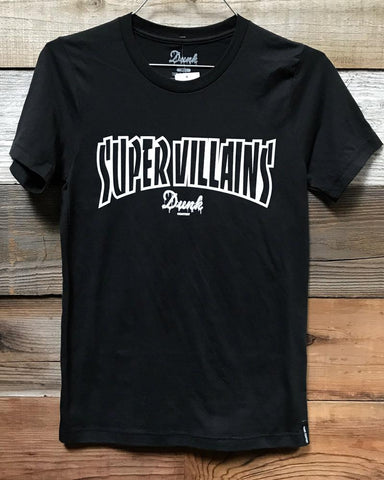 Super Villains T-Shirt - Black & White