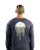 Hoya Drips Long Sleeve T-Shirt - Heather Slate