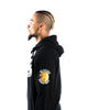 Warriors Basketball - Fully Laced Hoodie Sweatshirt - Black