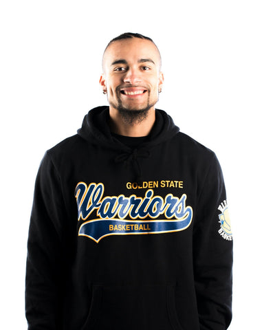 Warriors Basketball - Fully Laced Hoodie Sweatshirt - Black