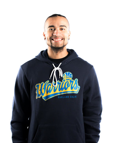 Warriors Scripto Hoodie Sweatshirt - Navy