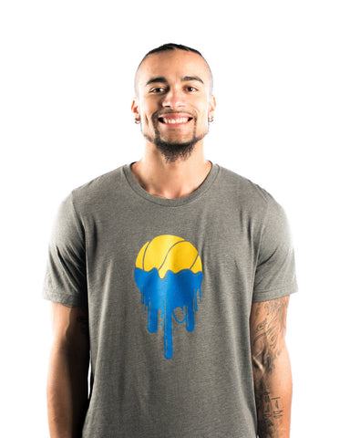 Bay Drips T-shirt - Gray Heather