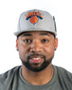Knicks Team Logo Strapback Hat - Gray