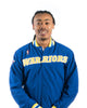 Mitchell & Ness Authentic Warriors Warm Up Jacket - Royal Blue