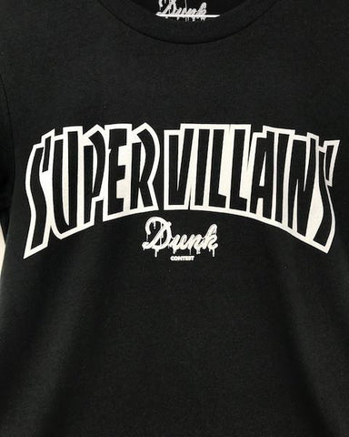 Super Villains T-Shirt - Black & White