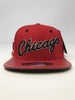 Chicago Bulls Retro Script Strap-back Hat