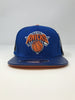 Knicks Team Logo Strapback Hat - Blue