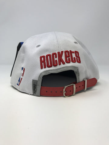 Rockets Retro Away Font Strapback Hat