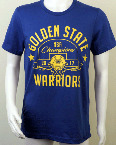 Warriors 2017 Champions Backboard - Royal Blue