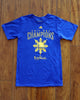 Golden State Warriors 2017 NBA Champions Filipino Heritage Edition Tee - Royal Blue