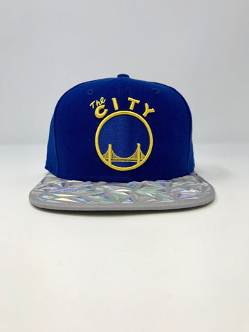 New Era 'The City' Warriors Textured Vize 9FIFTY Snapback