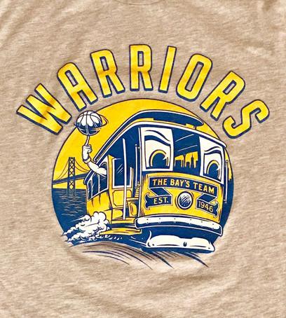 Warriors Trolly - Gray Heather